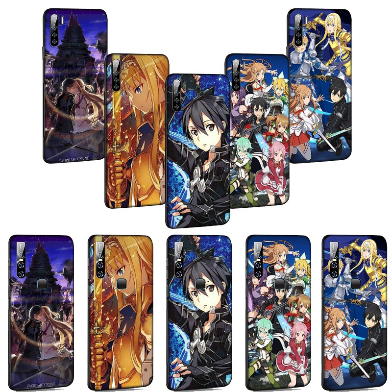 Ốp Lưng Mềm In Hình Sword Art Online Cho Oppo Reno 5 4 3 Ace 10x 2z 2f 2 Z Pro 131lf