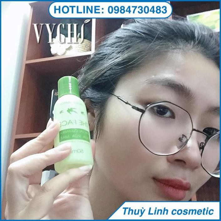 [SẢN PHẨM CHÍNH HÃNG] Bộ ba SKINCARE SỮA RỬA MẶT/GEL TẨY TẾ BÀO CHẾT/DẦU TẨY TRANG THEFACE-VYCHI chai nhỏ 50ml