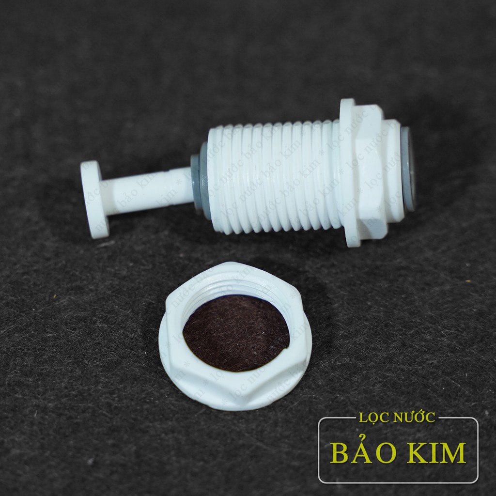 Bộ 2 nút cấp, vách ngăn ren 1 đầu dây 6mm, 1 đầu dây 10mm máy lọc nước nóng lạnh