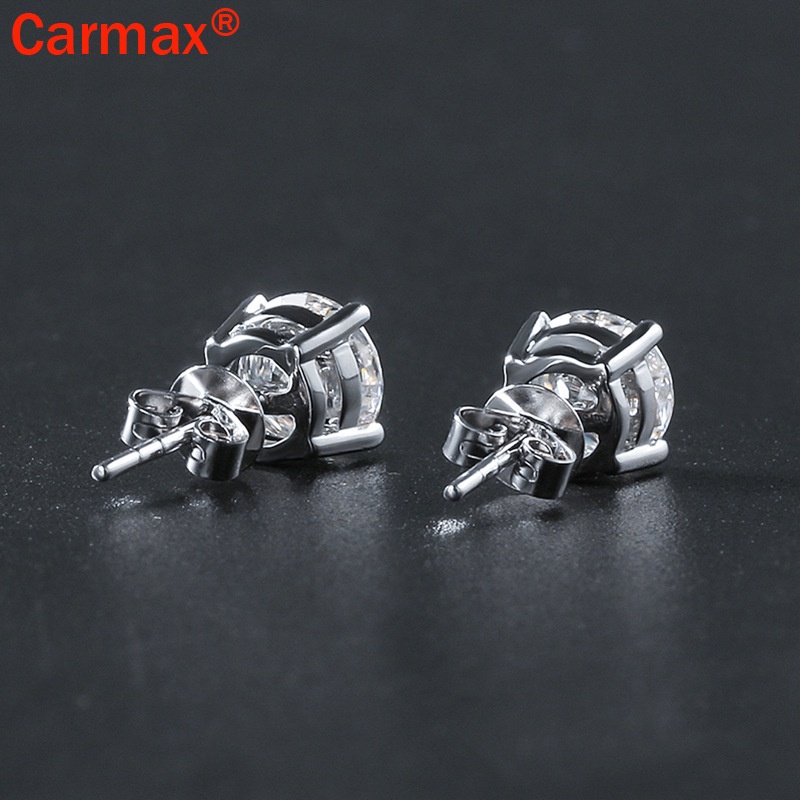 Bông Tai Hình Moissanite Đơn Giản Thời Trang