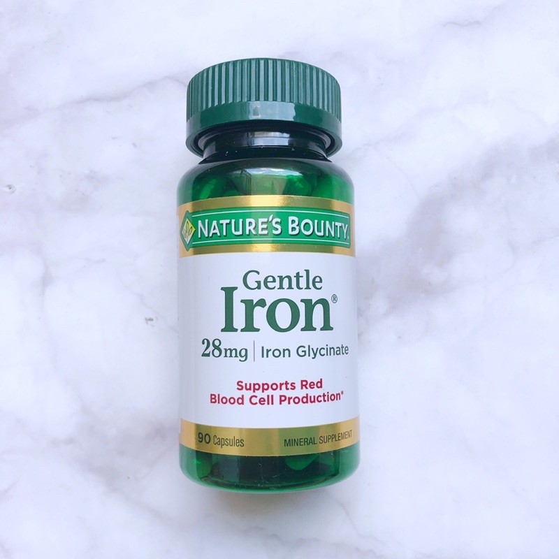 Nature’s Bounty Iron 28mg 90 viên Mỹ