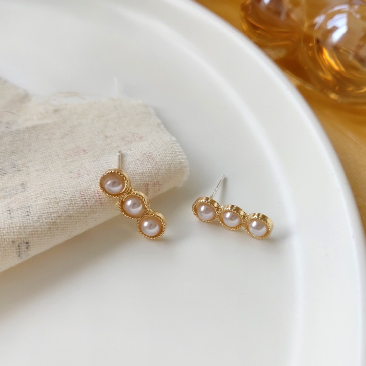 Bông tai, Khuyên tai Nơ điểm hạt trai thanh lịch, Her Accessories H103