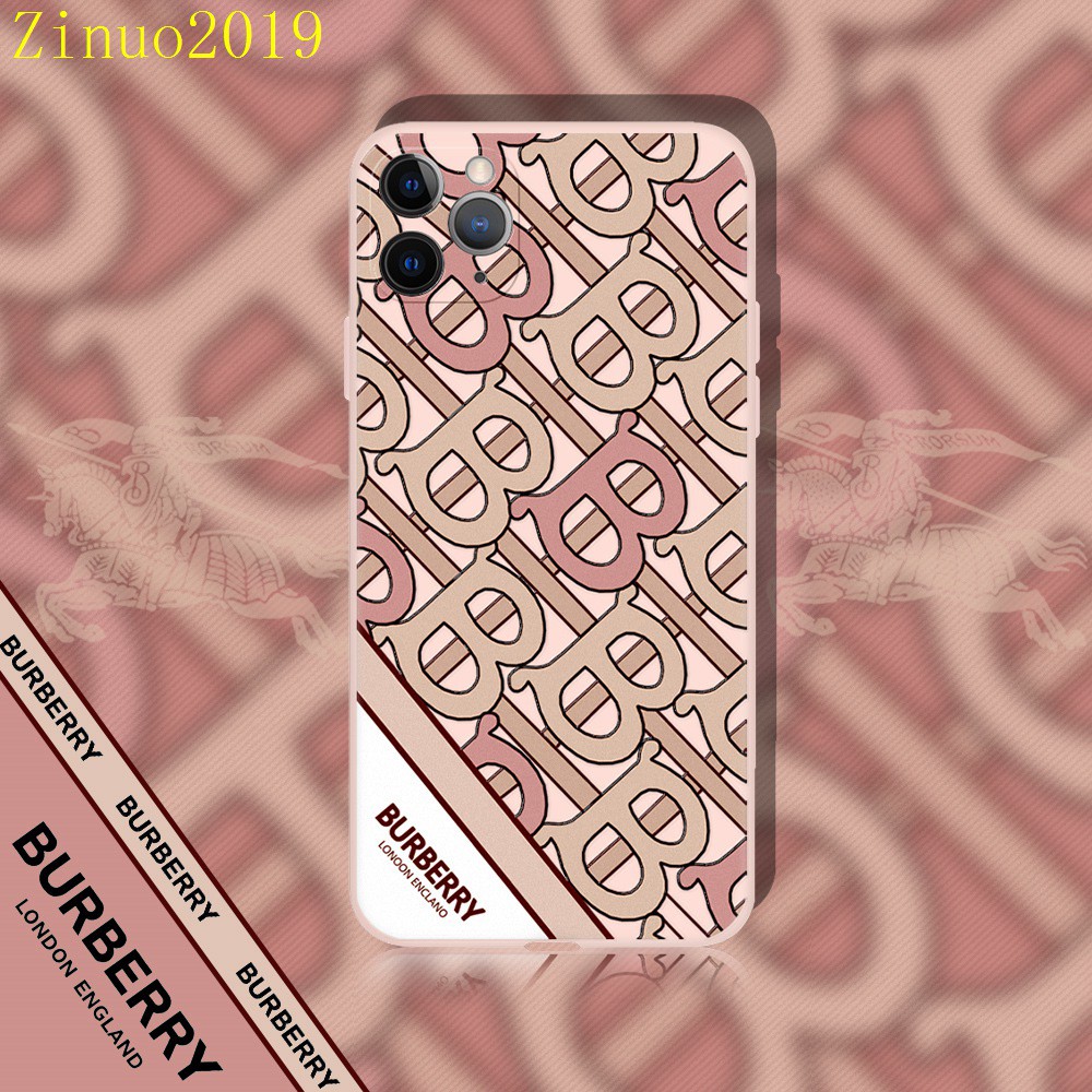 Ốp lưng IPhone  cạnh vuông Burberry BVC 6/6plus/6s/6splus/7/7plus/8/8plus/x/xr/xs/11/12/13/14/pro/max/plus/promax BVC491