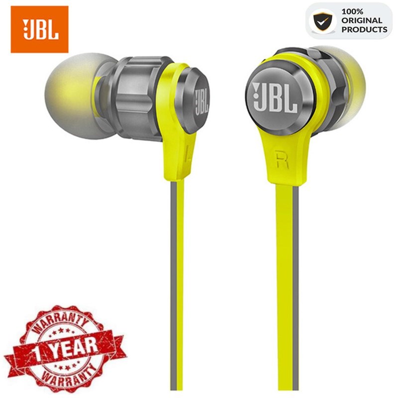 Tai nghe nhét tai JBL T180A có dây giắc cắm 3.5mm âm thanh trầm cho IOS IPhone Android Huawei Xiaomi Oppo Vivo Samsung