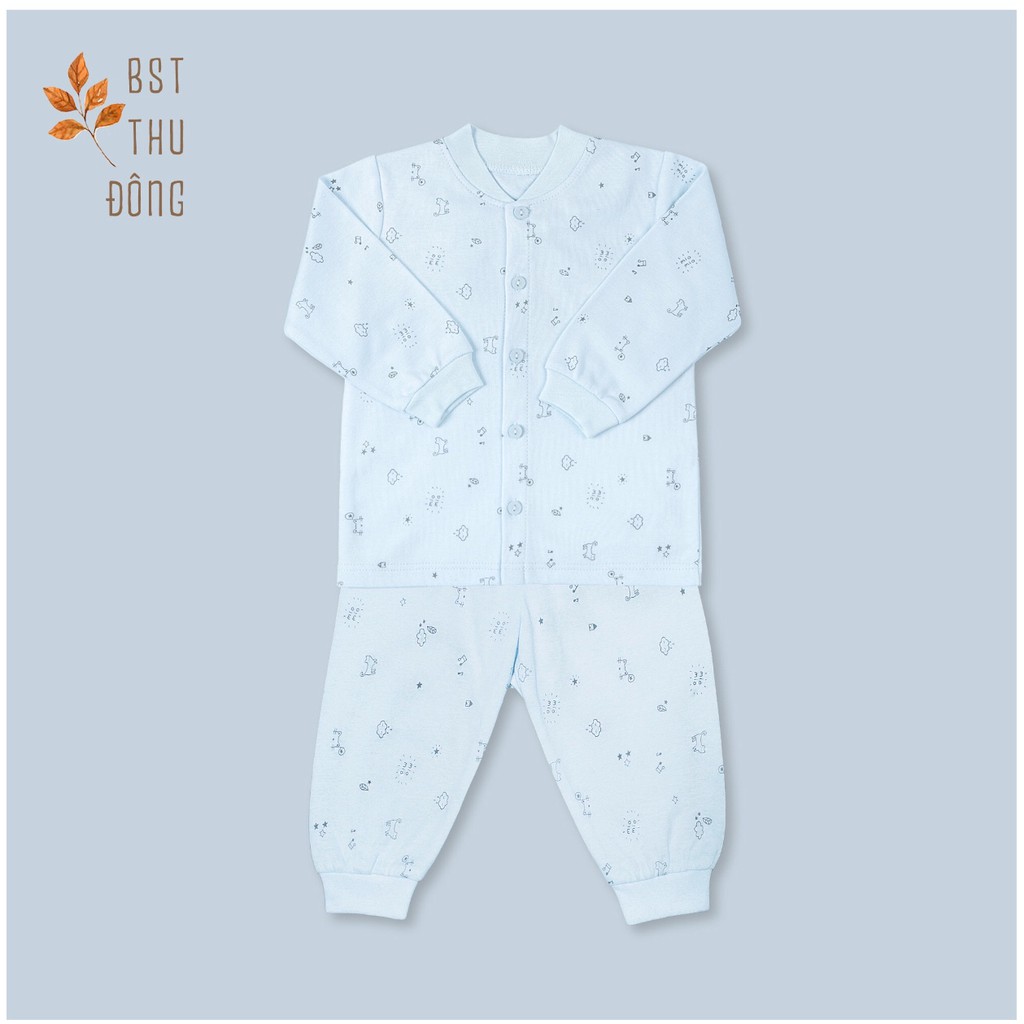 [ MIO THU ĐÔNG ] Bộ cài giữa Miomio sơ sinh cotton dày vừa - Mio