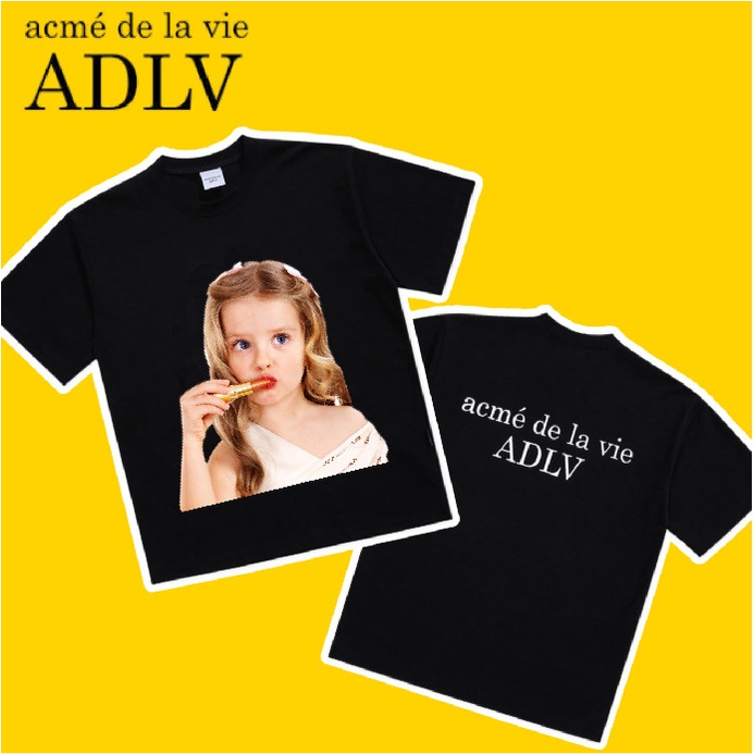 Áo thun tay lỡ form rộng ADLV Acmé de la vie Full Mẫu phong cách hàn quốc HARIQUEEN áo phông nam nữ unisex Freesize 65kg