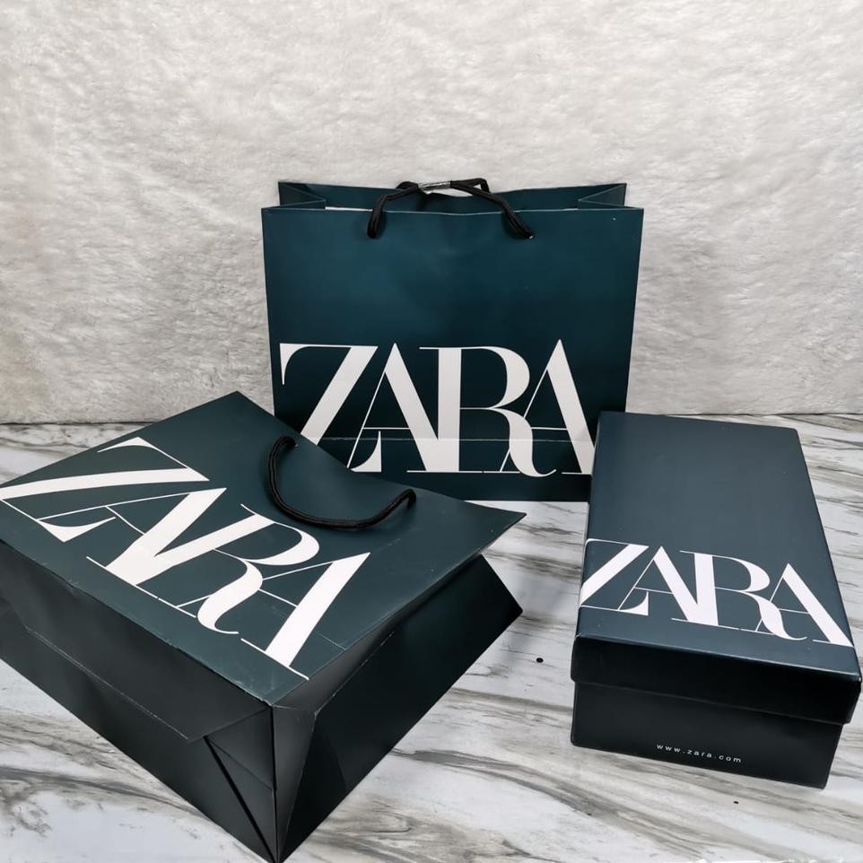 Zara Túi Giấy Đựng Đồ Dùng Tiện Dụng