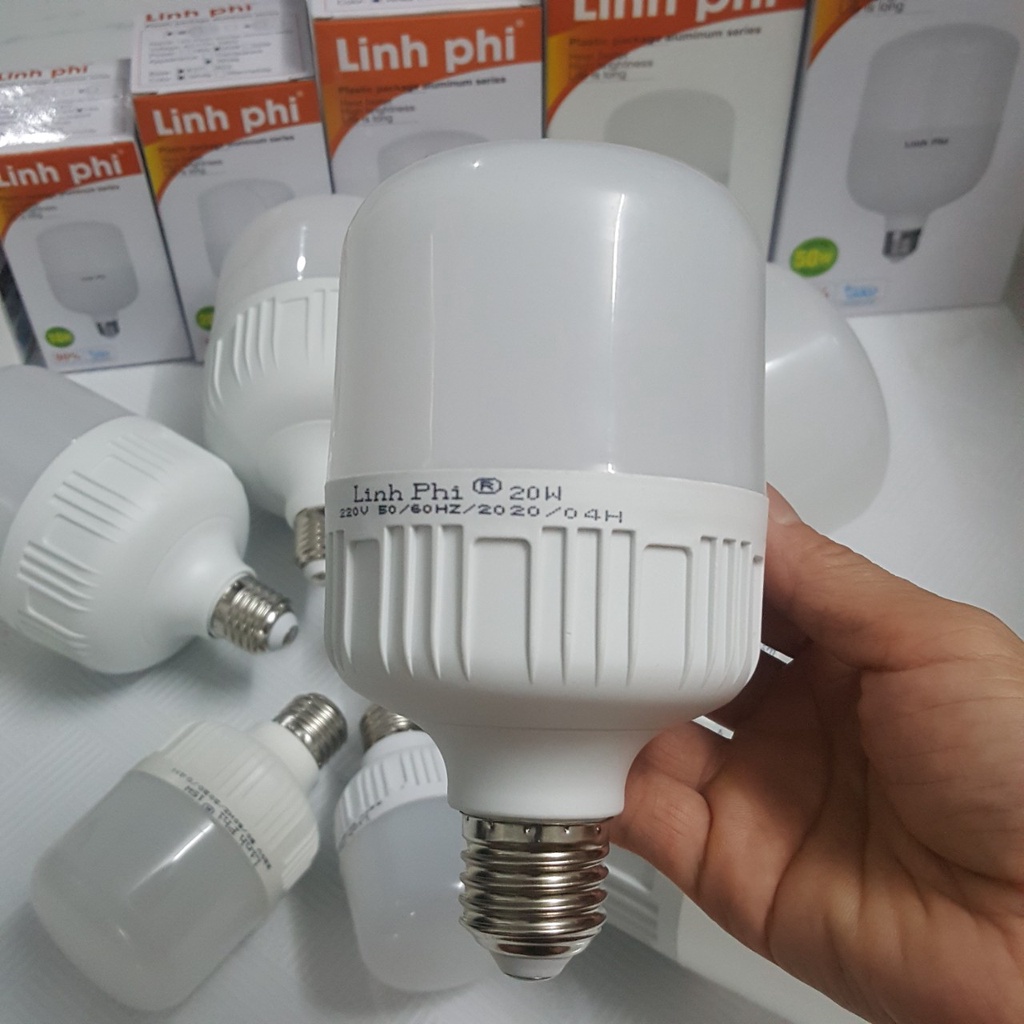 Bóng đèn Led 30W, 40W, 50W, 60W Linh Phi siêu sáng, tiết kiệm điện năng  - Hàng công ty