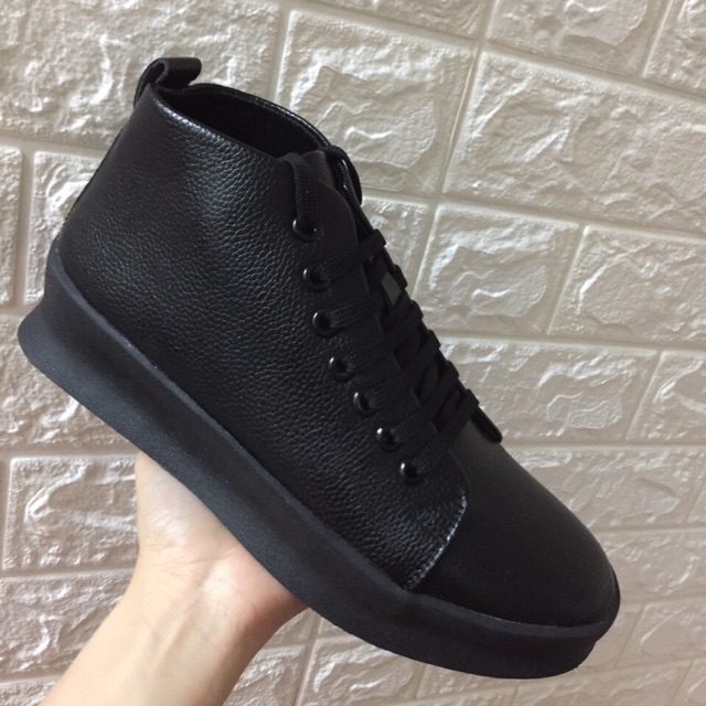 Giày Cao cổ Nam FULL ĐEN | BigBuy360 - bigbuy360.vn