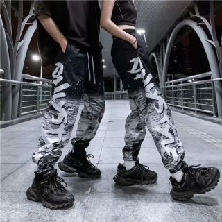 Quần Tie dye Dài Nam nữ Ống Bo in hình Phi Hành Gia siêu ngầu cá tính 😎🌿
