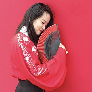 Quạt Gấp Cổ Trang Hanfu Trơn Nhật Bản ASAM