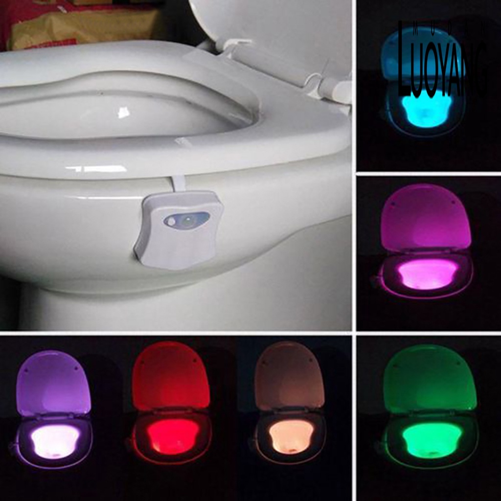 Đèn LED Cảm Biến Chuyển Động 8 Màu Trang Trí Phòng Tắm