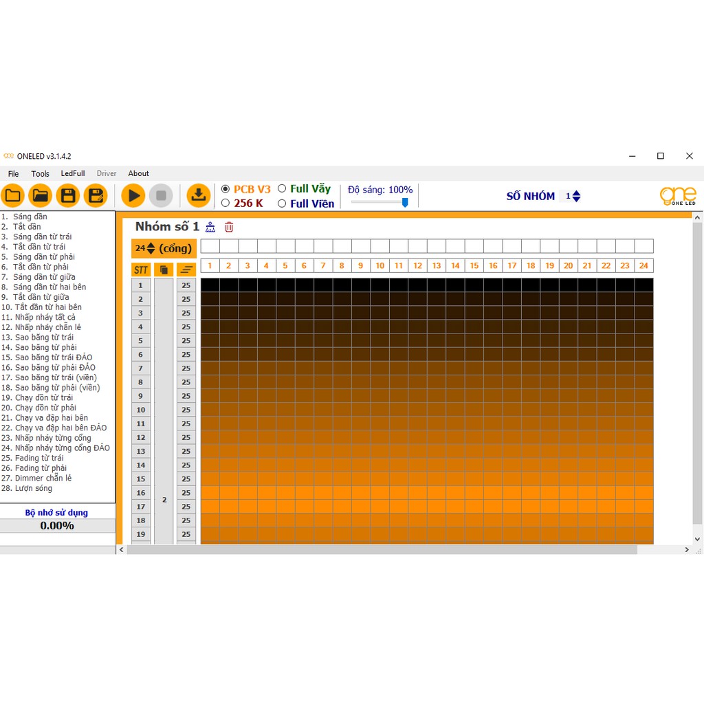 Mạch vẫy OneLED 24 kênh 30A | BigBuy360 - bigbuy360.vn