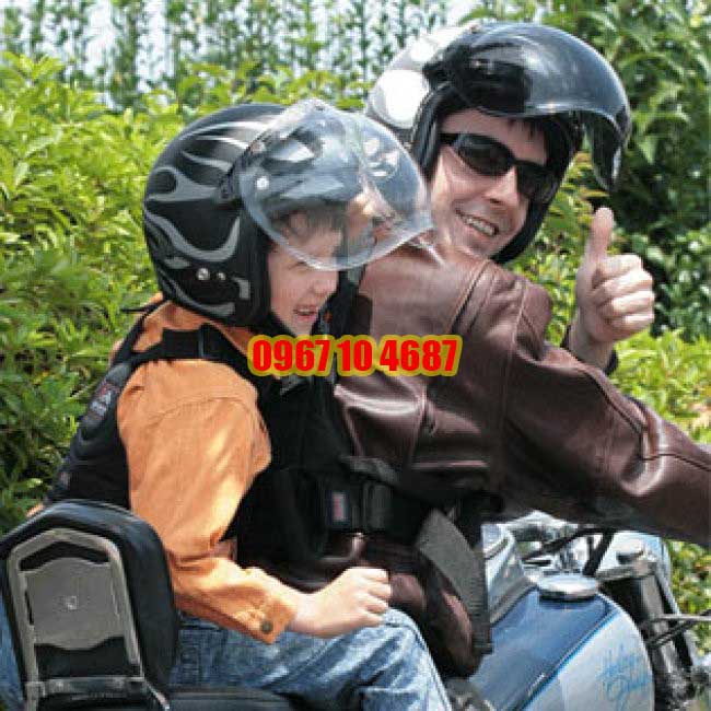 Đai đi xe máy dành cho người già, người lớn tuổi và trẻ em, em bé, đi phượt - Dây đai song hành đi xe máy
