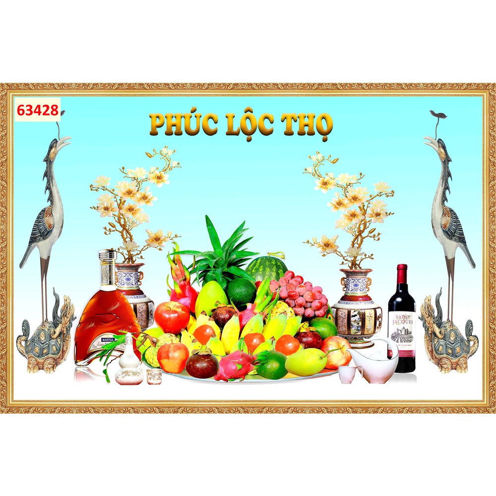 Tranh phòng thờ, bàn thợ in theo mọi kích thước yêu cầu