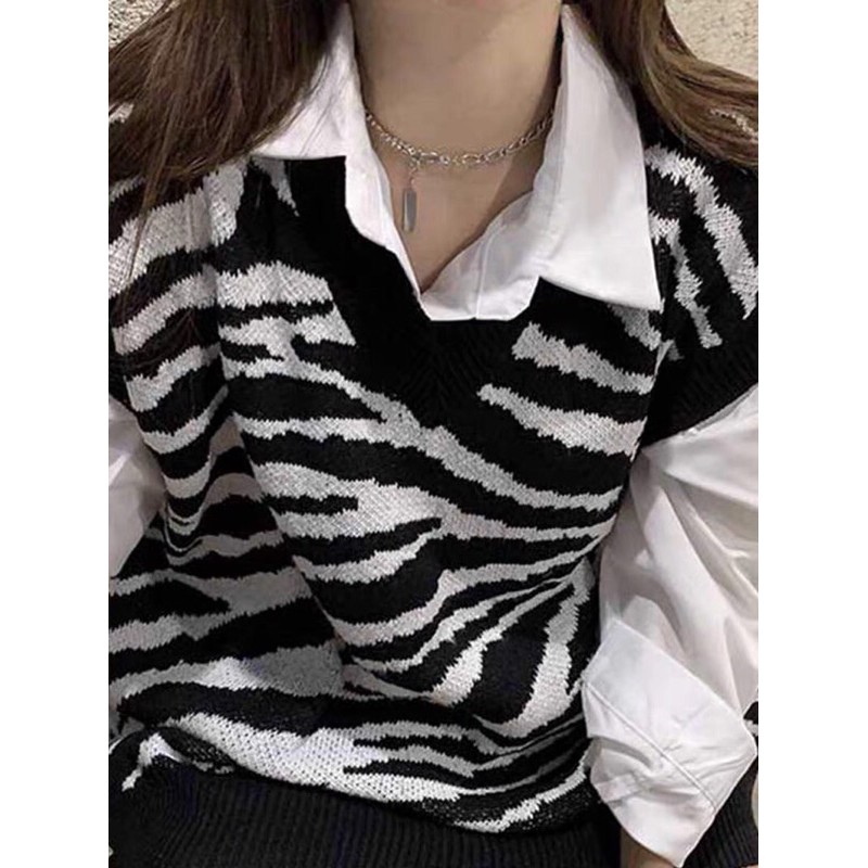 (Sẵn) Gile len ngựa vằn hàng Quảng Châu | BigBuy360 - bigbuy360.vn