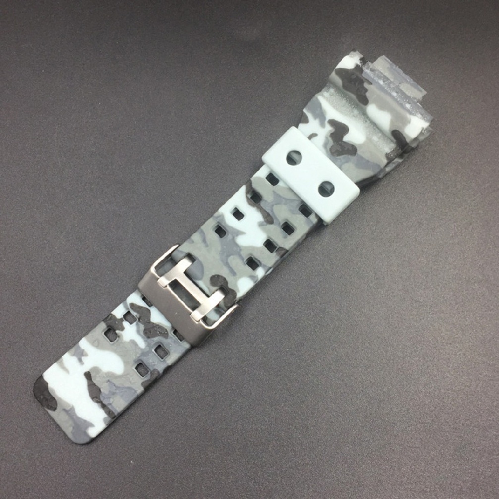 Dây đeo họa tiết rằn ri thay thế dành cho đồng hồ G Shock 16mm GA100/120/GD120/G-8900