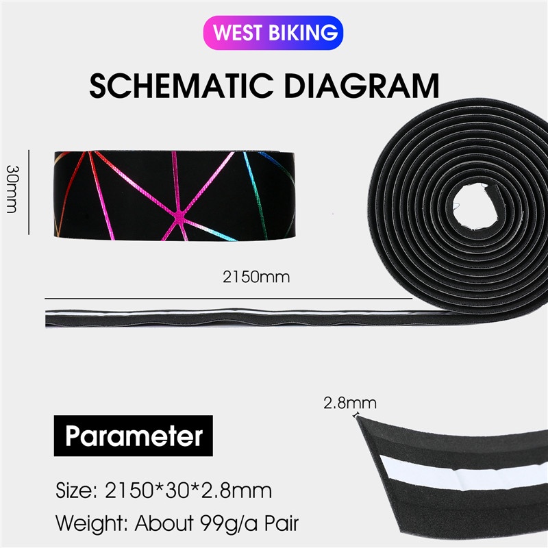 Set 2 Vỏ Bọc Tay Cầm Xe Đạp MTB Chống Trượt Thời Trang