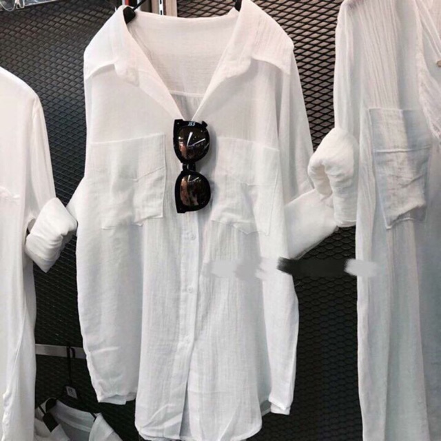 Áo sơ mi đũi hàng thái về hàng