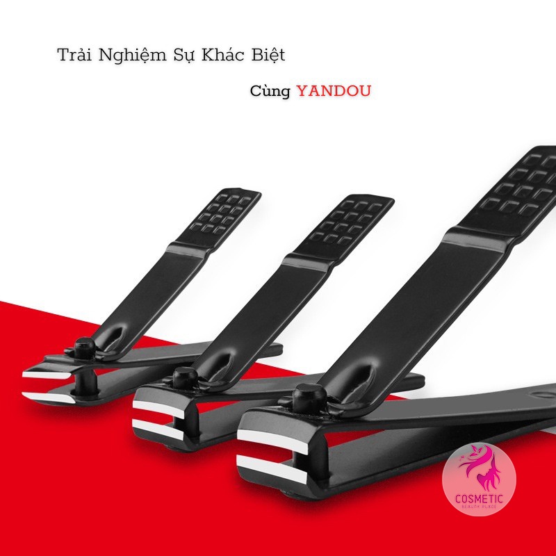 Dụng cụ hỗ trợ làm móng Yandou M3 thép không gỉ kèm hộp thanh gọn PV696