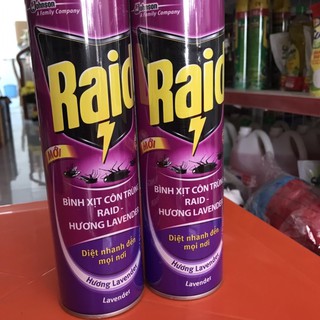 Bình xịt côn trùng RAID hương lavender 660ml