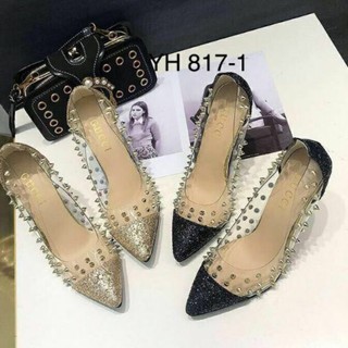 Giày Cao Gót Nhọn 9 Phân phốiđinh Siêu quai trong Xinh