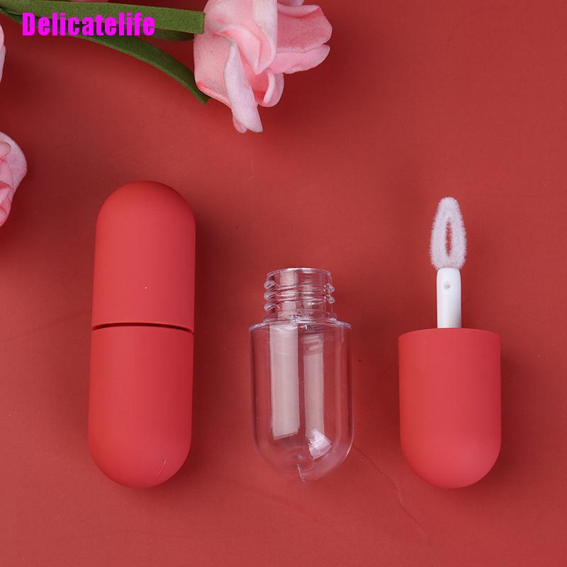 [Hàng mới về] Lọ rỗng đựng son môi mini 4.5ml bằng nhựa pe tiện dụng