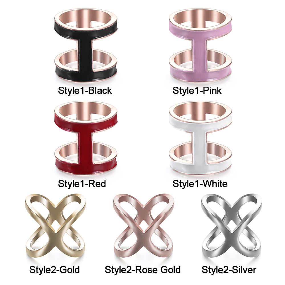 Kẹp giữ khăn quàng cổ bằng hợp kim tráng men nhiều màu tùy chọn thời trang cho nữ