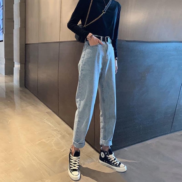 Quần baggy jean