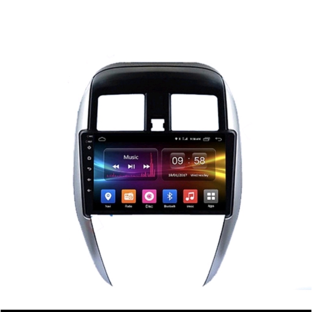 Mặt dưỡng màn hình NISSAN SUNNY kèm jack zin 2019-2020