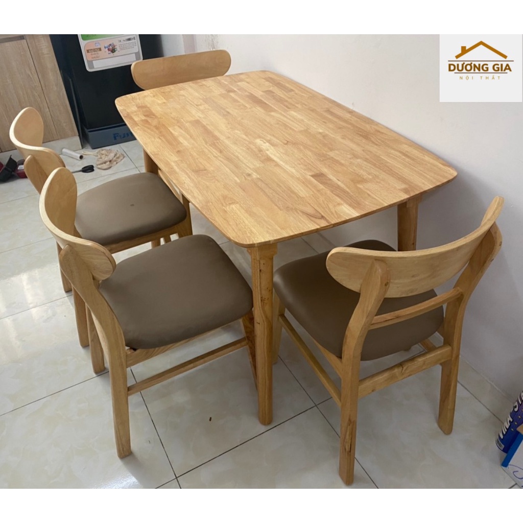 Bộ bàn ăn giả đá 4 ghế sang chảnh cho căn bếp của bạn ( free ship Hồ Chí Minh)