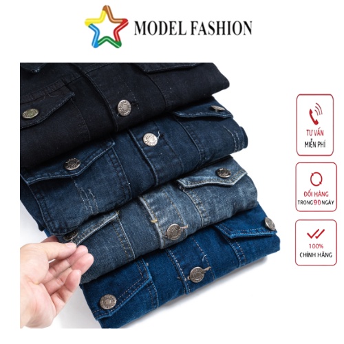 [Mã BMLT30 giảm đến 30K đơn 299K] Áo khoác jean nam Model fashion thời trang cao cấp AKJ008