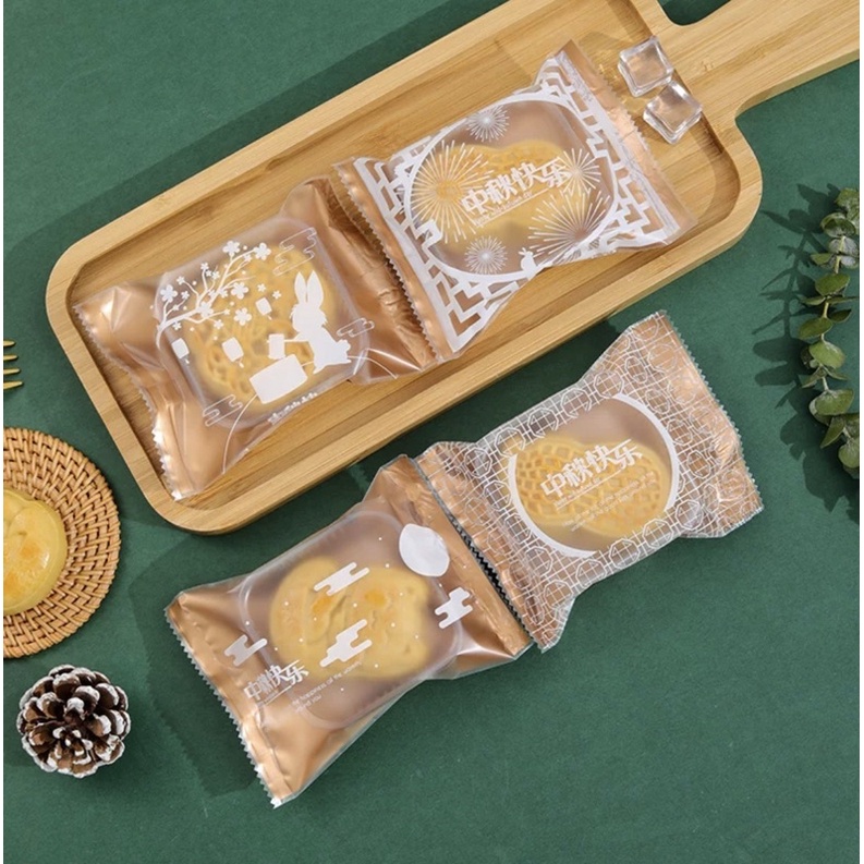 100 khay túi bánh trung thu 100g mẫu thỏ 4 mẫu