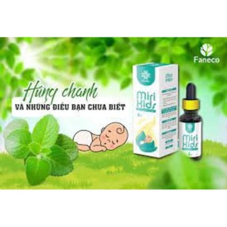 Tinh chất húng chanh Miri Kids