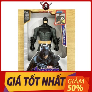Đồ Chơi Mô Hình Batman Nhựa Đặc Cao 30cm Có Đèn Led Đỏ Và Phát Nhạc Cho Bé Thích Sưu Tầm