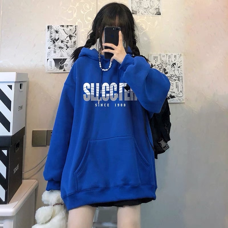 Áo Hoodie Nỉ Bông Dài Tay Form Suông Unisex SLECCTER SINCE 1988