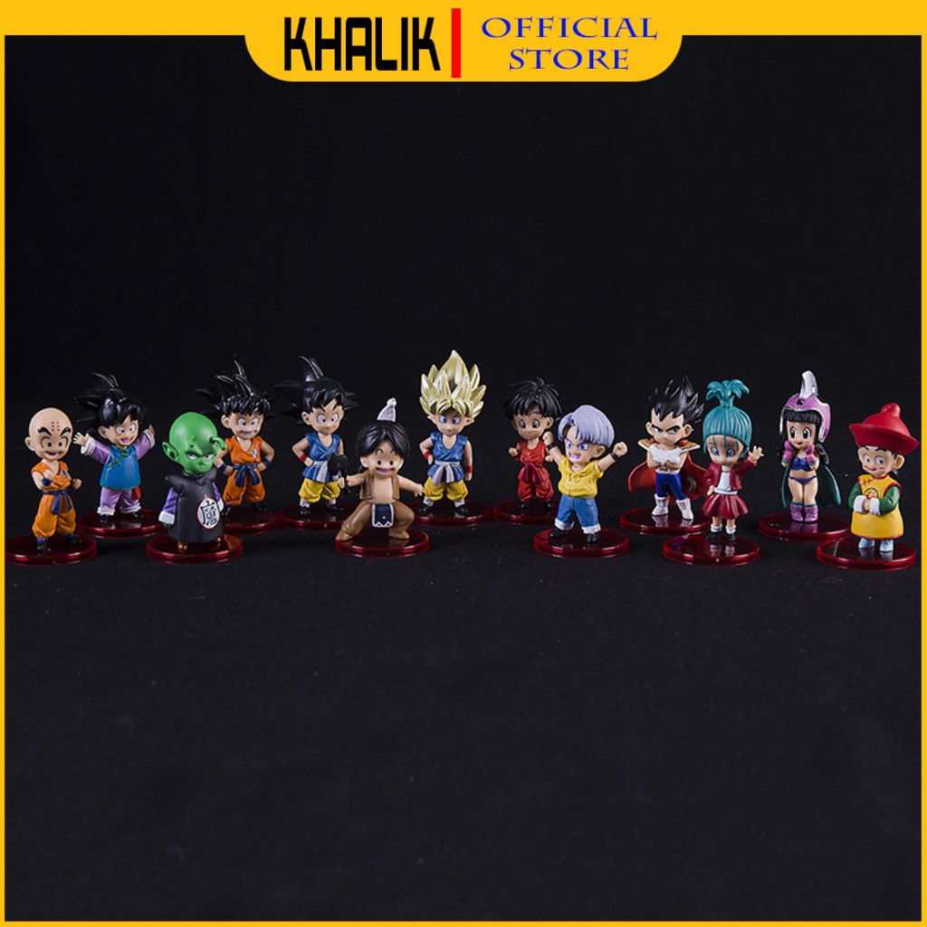 [Bộ 13 nhân vật] Bộ sưu tập đồ chơi mô hình Anime Dragon ball (7 viên ngọc rồng) - Hàng đúng hình ảnh