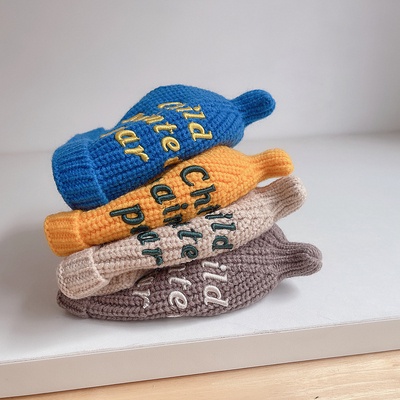 Mũ Len Dệt Kim Giữ Ấm Mùa Đông Dành Cho Trẻ Sơ Sinh