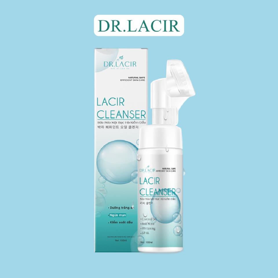 Dr.Lacir -  Lacir Cleanser Dr.Lacir Sữa Rửa Mặt Bạc Hà 150ml