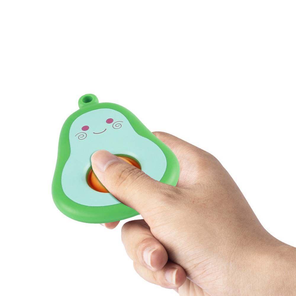 Đồ Chơi Bóp Giảm Căng Thẳng Hình Quả Bơ Bằng Silicone