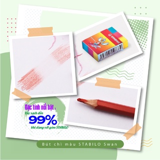 Gôm vuông STABILO Yippy-plas ER195 (nhiều màu)