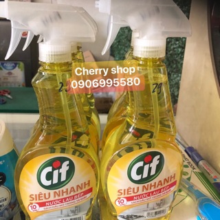 Nước lau bếp Cif sạch dầu mỡ trong 10 giây 520ml
