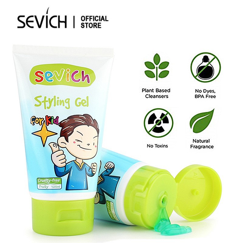 Gel Vuốt Tóc SEVICH 125ml Tạo Kiểu Làm Đẹp Cho Trẻ Em