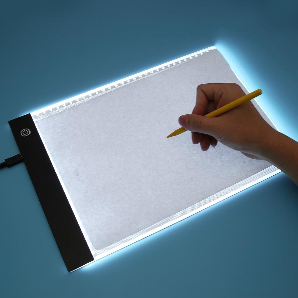 Bảng vẽ sao chép A4 tích hợp đèn LED