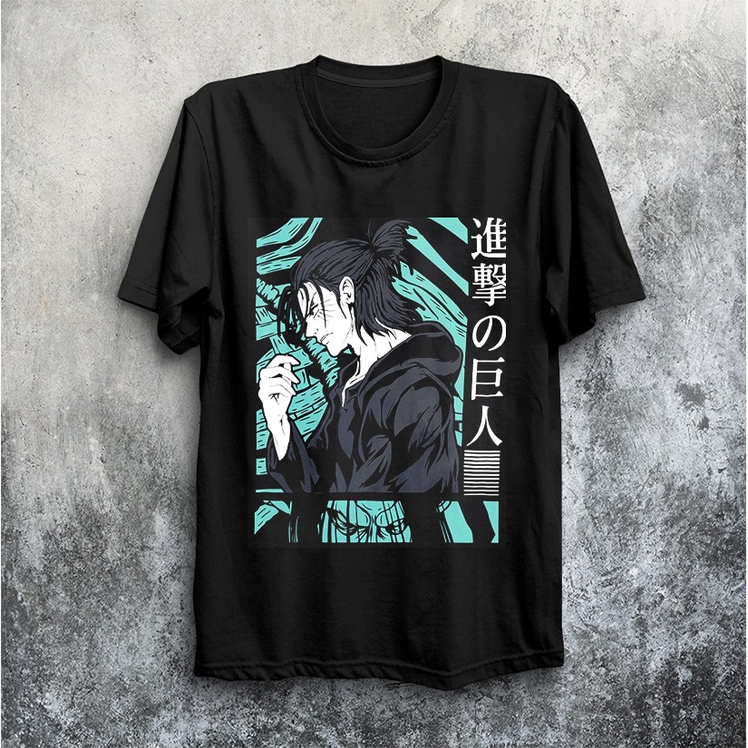 Áo thun Attack on Titan anime manga Eren Tiến công mẫu mới cực chât