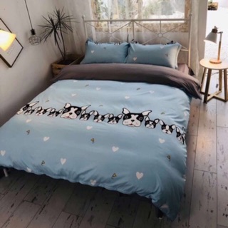 Bộ chăn ga gối cotton poly 4 món