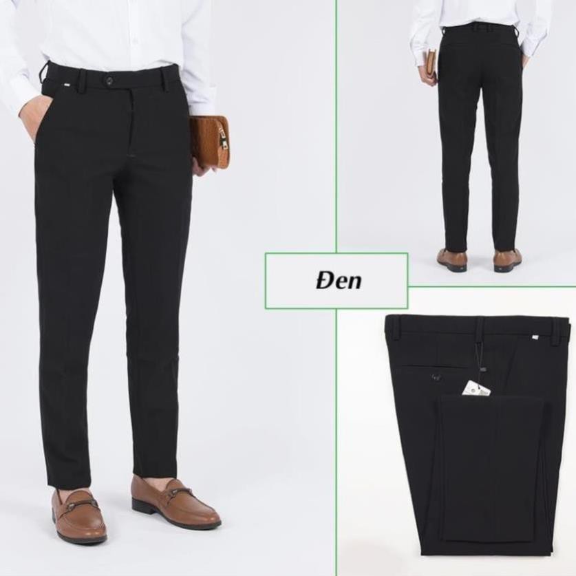 Quần tây nam quần âu nam vải tuyết dáng slimfit co giãn nhẹ giá rẻ chất lượng tốt | BigBuy360 - bigbuy360.vn