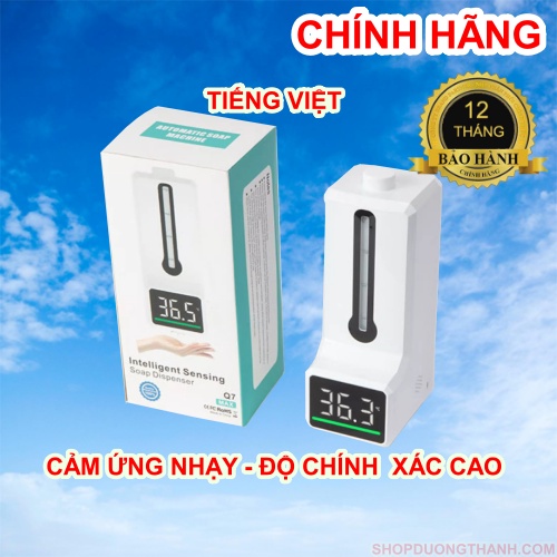 Bình cấp dung dịch tẩy rửa cảm ứng tự động đo độ hàng loạt Q7 tiếng Việt