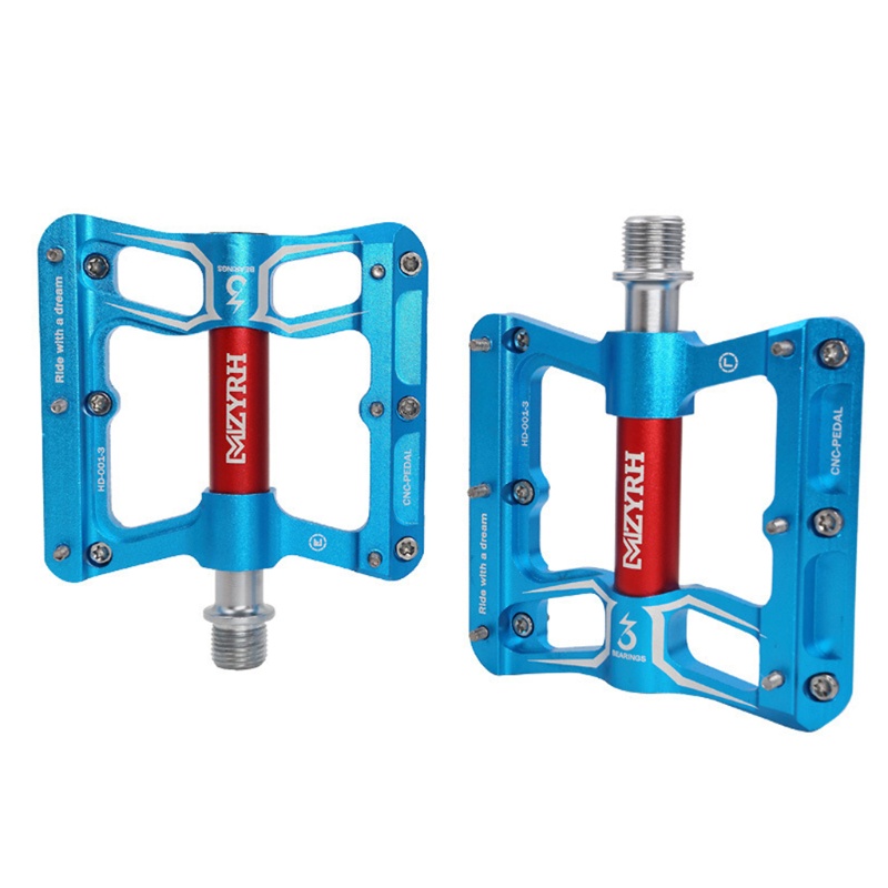QQ 1 Cặp Bàn Đạp Phẳng 3 Vòng Bi Kín Bằng Hợp Kim Nhôm Chống Trượt Cho Xe Đạp Leo Núi