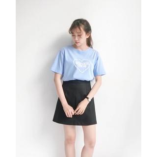 JANET STUDIO • Chân váy chữ A màu đen